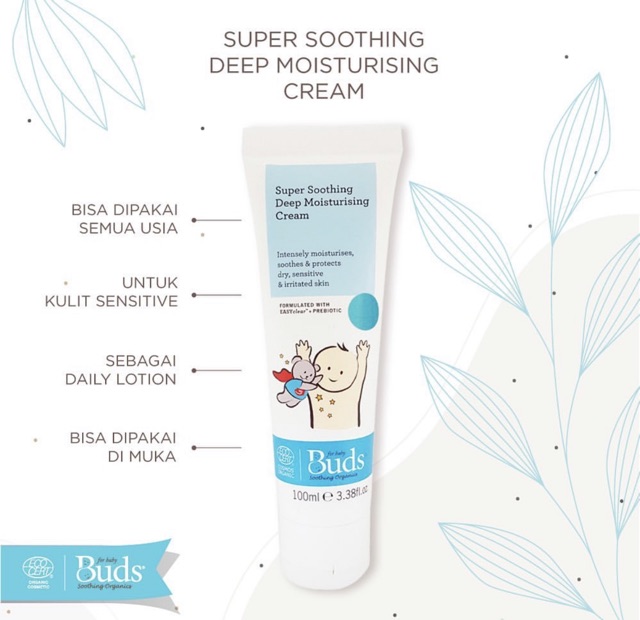 Buds super soothing deep moisturizing cream