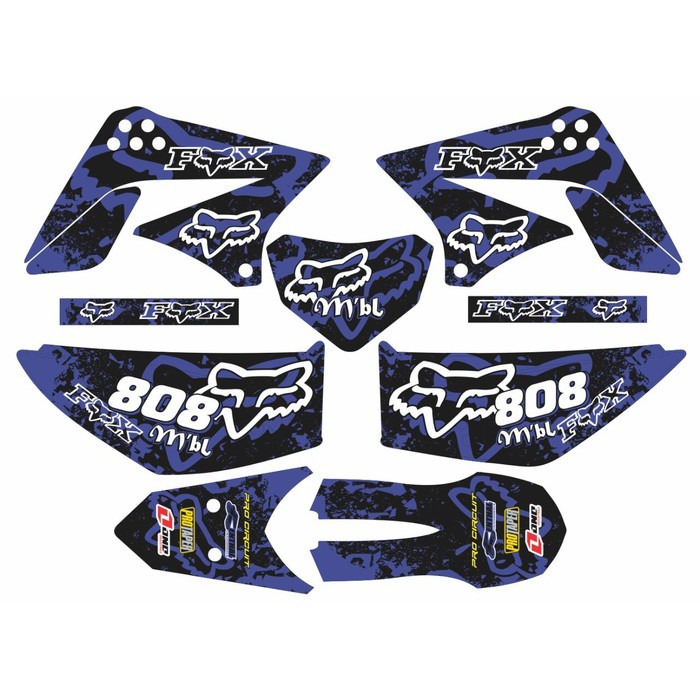 Sticker KLX 150 Fox Gothic