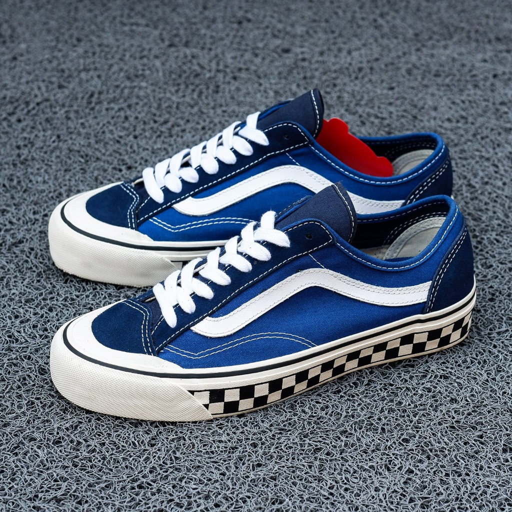 [BNIB] BEST SELLLER !!! TERMURAH  VANS STYLE 36 DECON SF CHECK TRUE BLUE-1