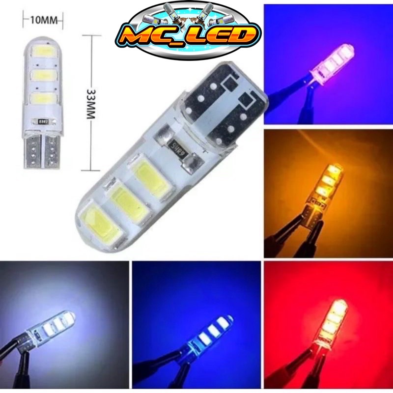 Sen jelly flash 6led flashs strobo lampu sein sen set kiri kanan HARGA SEPASANG TERMURAH