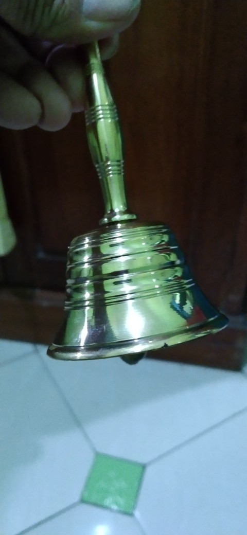 Ketukan Pintu Rumah Pagar Kuningan Antik Murah Motif Kupu-kupu 011