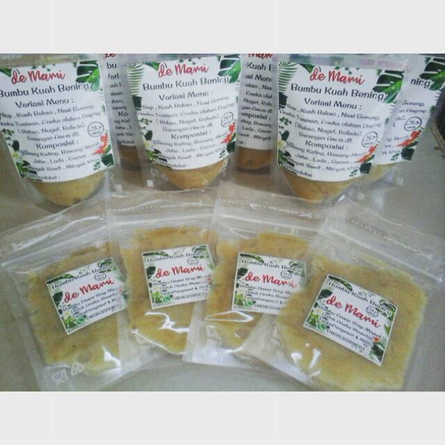 

Bumbu Dasar Kuah Bening De Mami