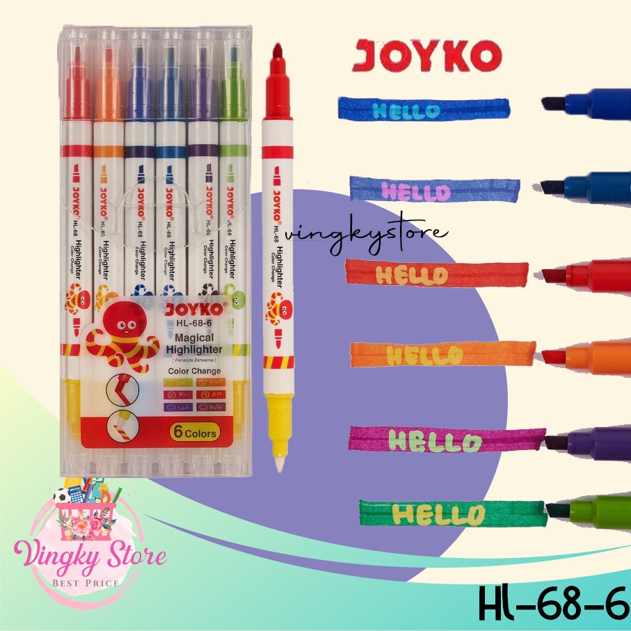 

Highlighter Magical Color HL-68-6 Joyko