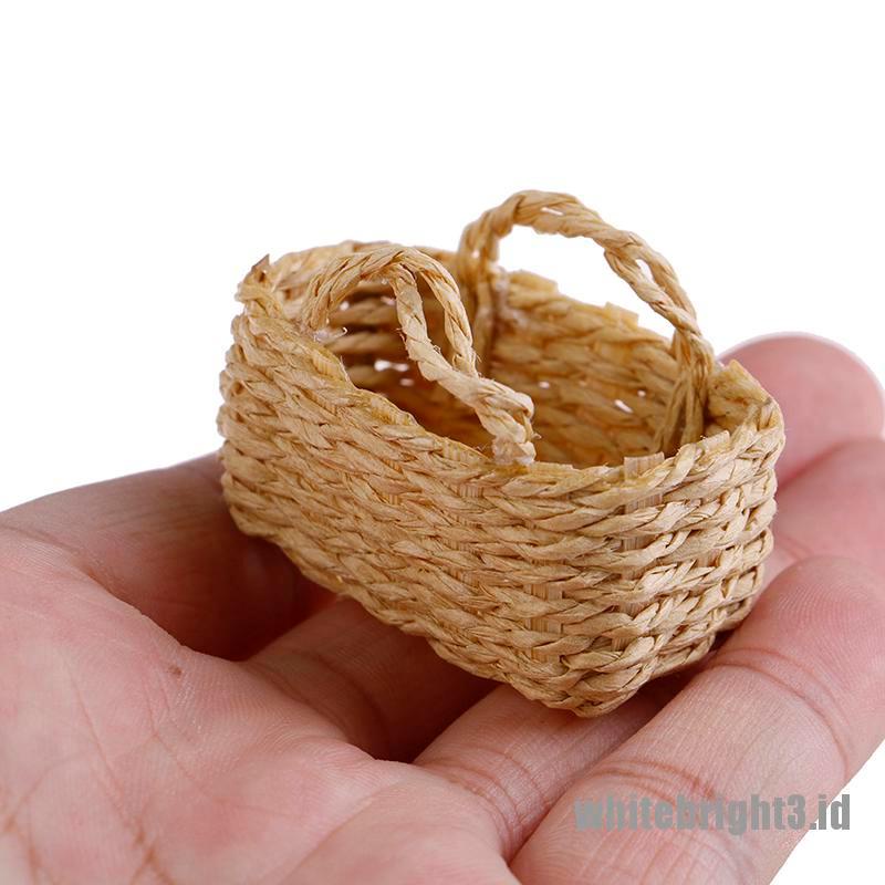 (white3) Miniatur Sayuran Skala 1: 12 Untuk Rumah Boneka