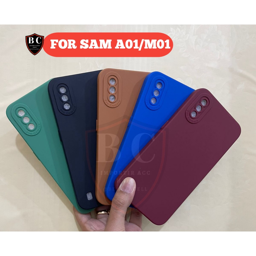 CASE SAMSUNG A01 -SOFTCASE PRO CAMERA SAMSUNG M33 5G A01 M01 A01 CORE