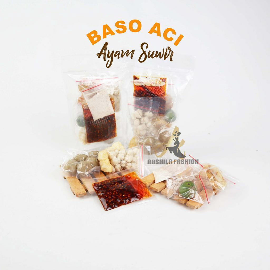 BASO ACI JUMBO ISI AYAM SUWIR MERCON INSTANS Paket Hemat ISI 1 PCS