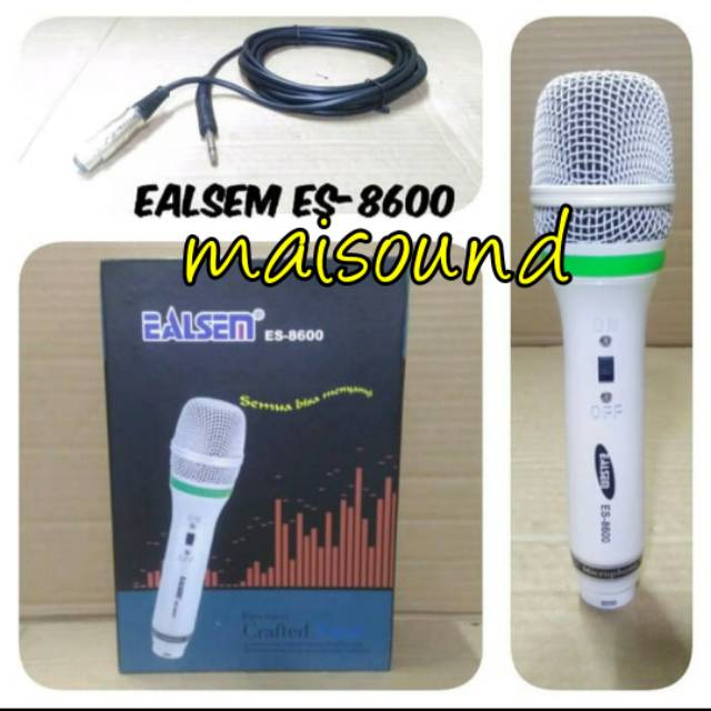 MIC KABEL EALSEM ES8600 MICROPHONE EALSEM ES 8600 FREE KABEL