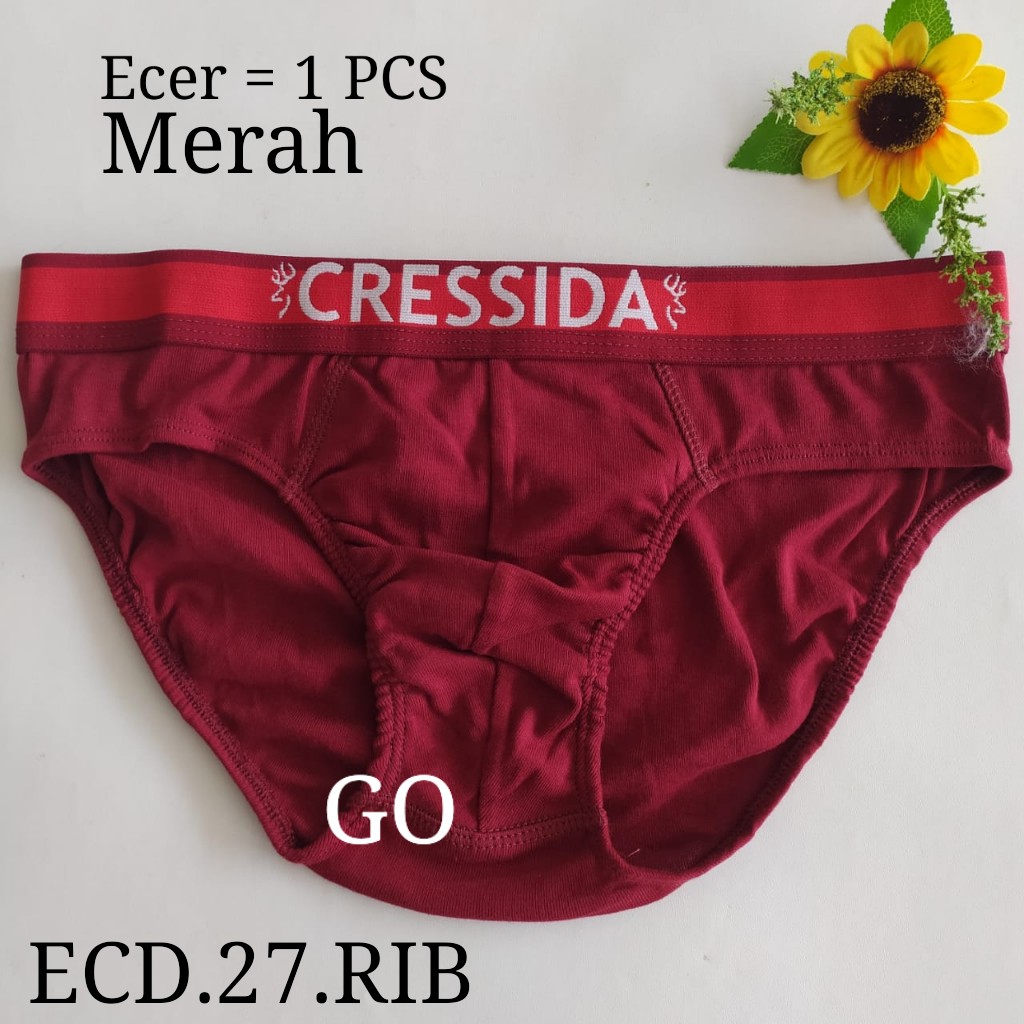 gof ECD.27 CRESSIDA CELANA DALAM PRIA Pakaian Dalam Cowok Cressida Underwear Original (1 pcs)