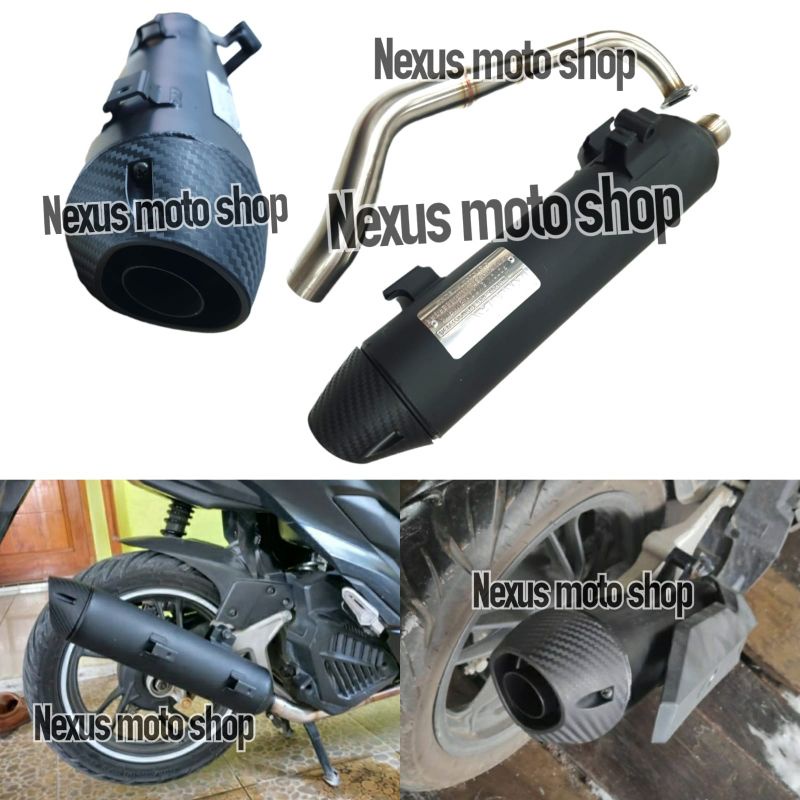 knalpot ahm vario150 vario125 knalpot standar racing vario125/150 lama