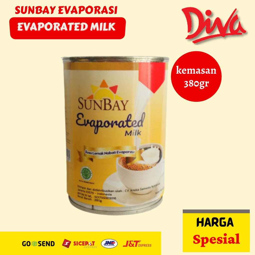 

[380gr] Sunbay Evaporated Milk - Sunbay susu Evaporasi