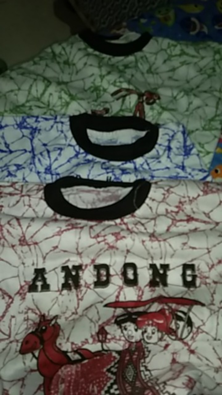 Kaos Setelan Anak Termurah, Kaos Batik Anak