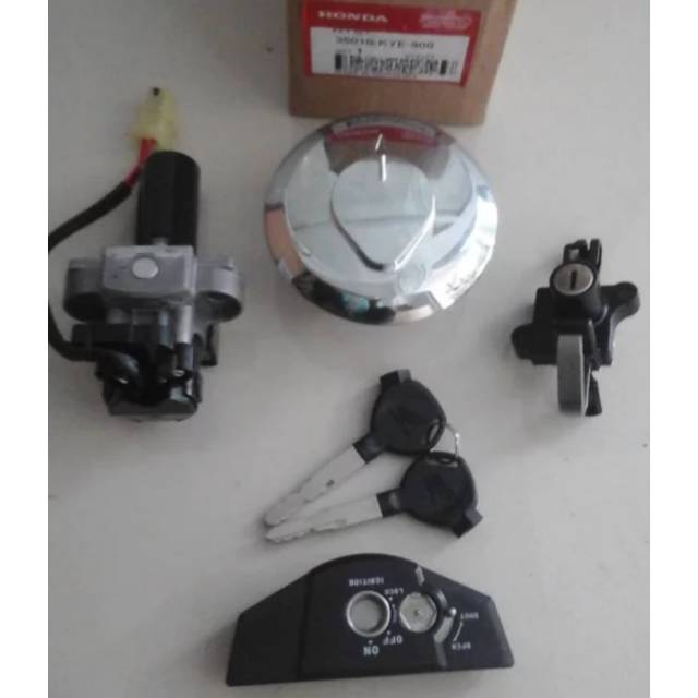 KEY SET MEGAPRO MONOSHOCK 35010KYE900 ORI AHM KUNCI KONTAK GRACIAZ
