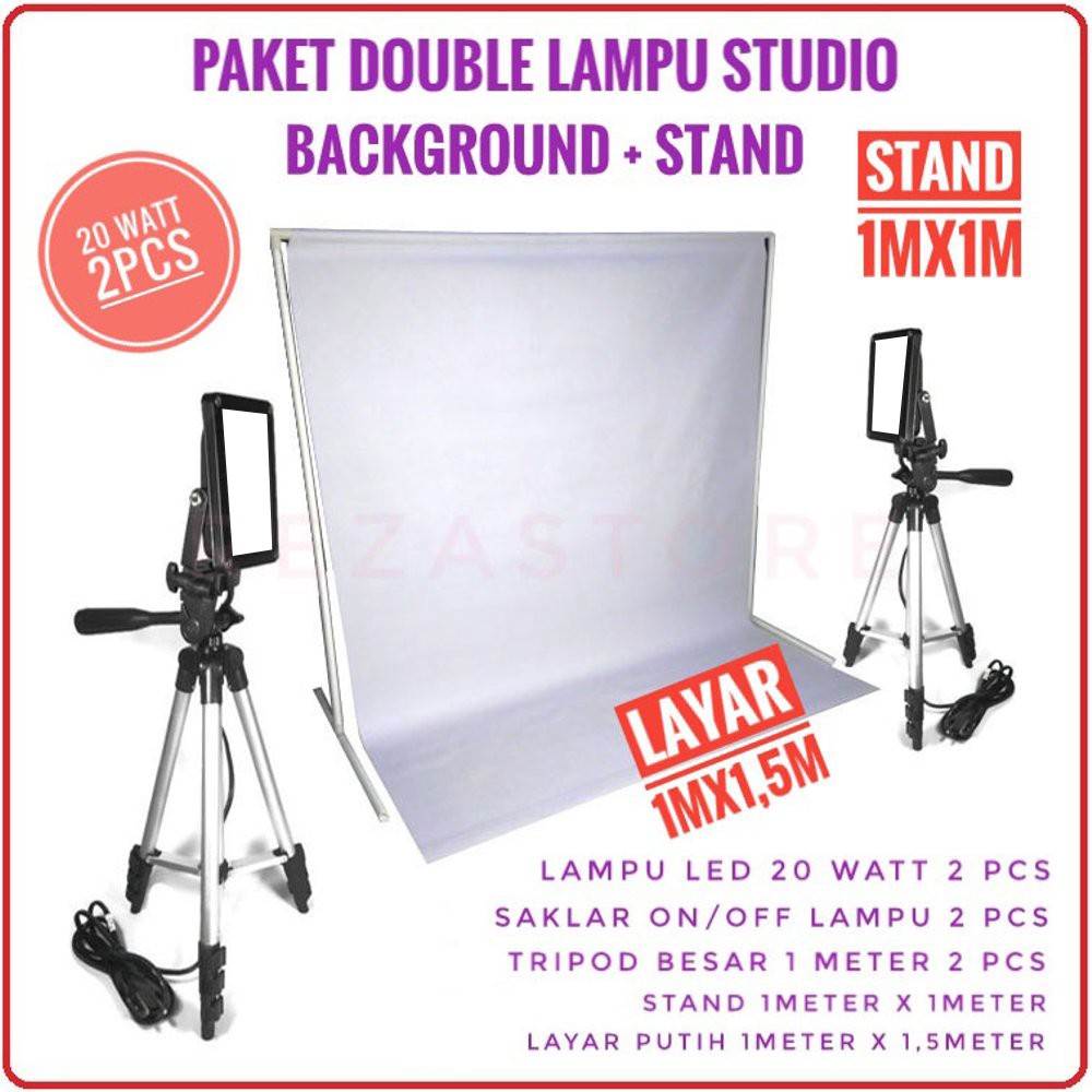 Paket Lighting Studio Foto Murah | Adiklight.co