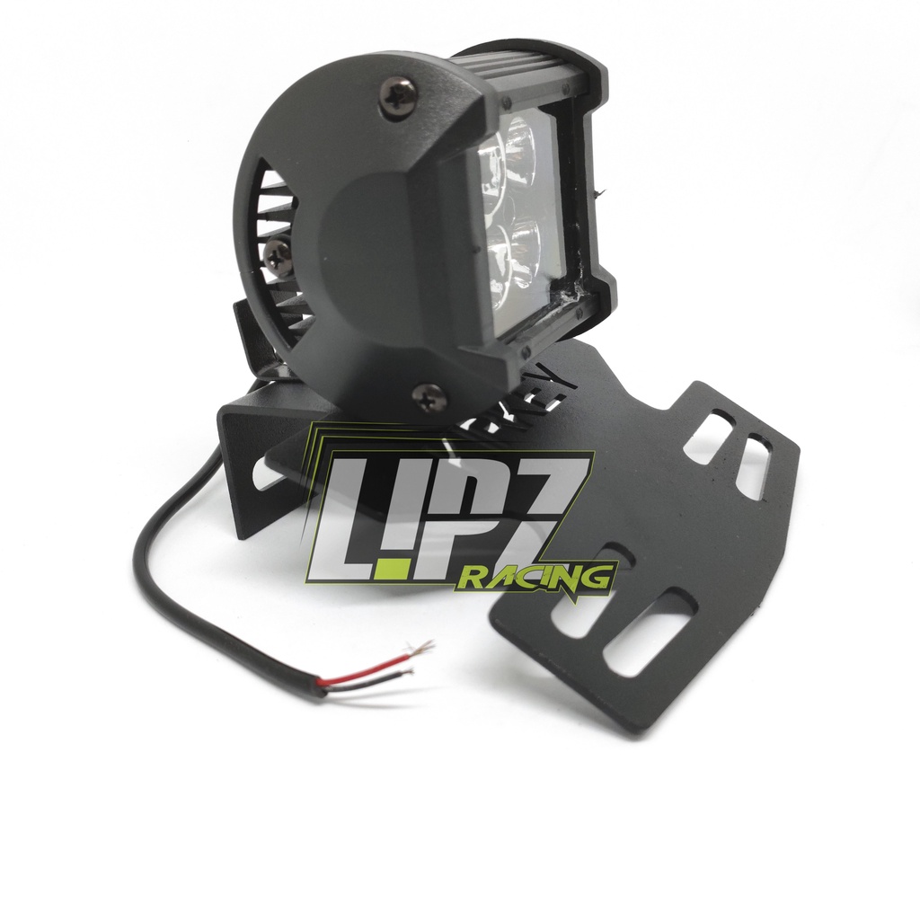 LAMPU HEADLIGHT LAMPU DEPAN LED RX-KING / RX-SPESIAL LED 6 MATA PEARL CAHAYA PUTIH + BRACKET DUDUKAN LAMPU DEPAN