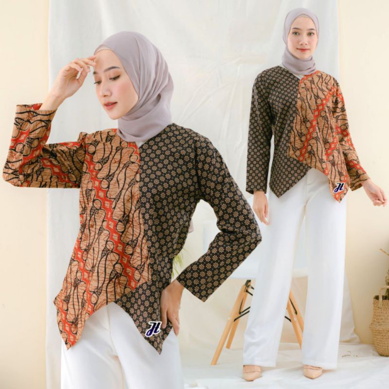 BLOUSE BATIK KOMBINASI
