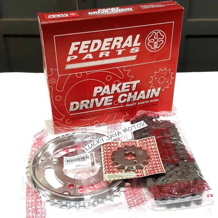 Gearset girset chainkit gear gir set rantai paket Honda Verza K18 FEDERAL