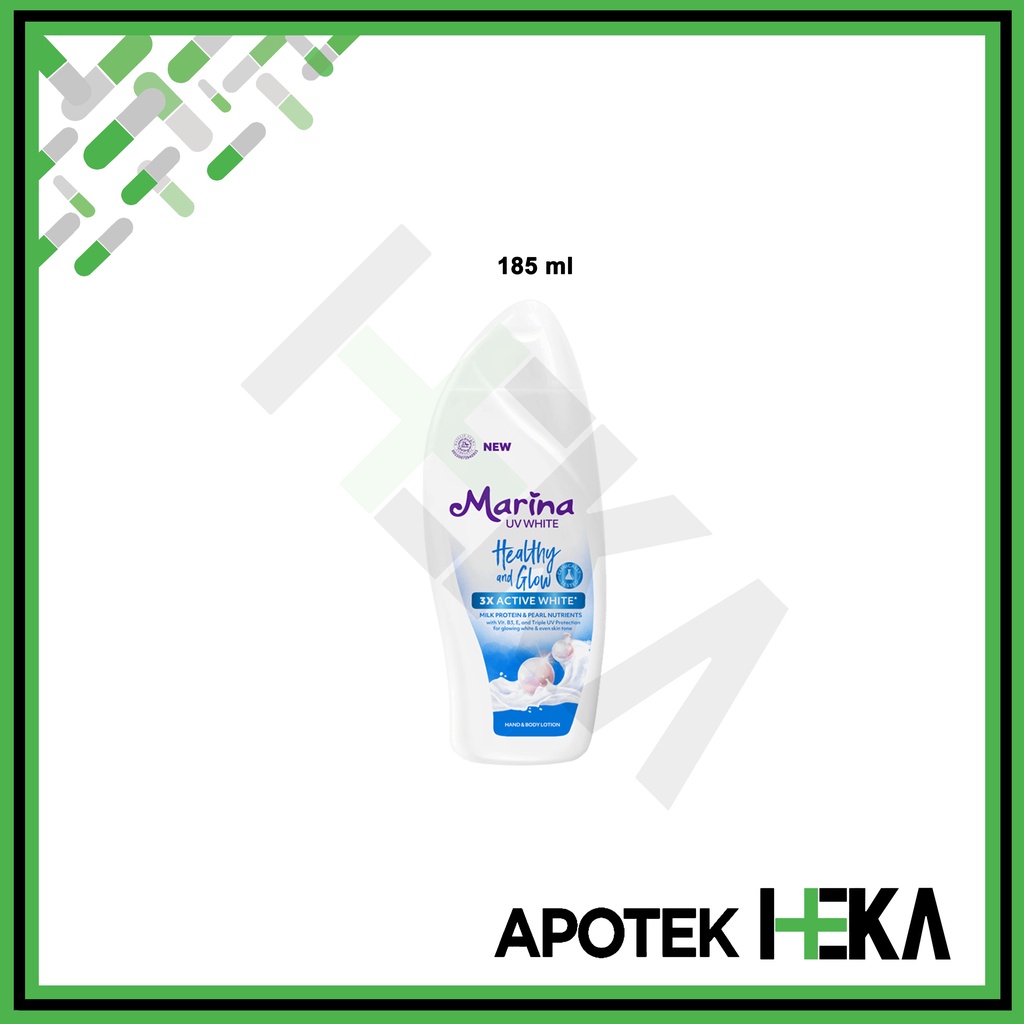 Marina Handbody Lotion UV White Healthy and Glow - Milk Protein (SEMARANG)