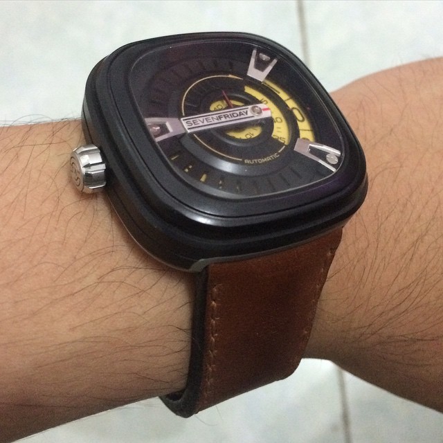 Premium Quality Gunny Straps Radish Matching Keeper For Sevenfriday M2B/01 M3/01 M2/01 M1/03 P2/01