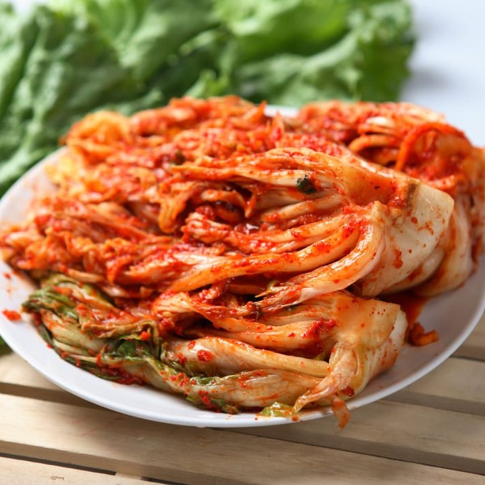 

1kg 100 gram Makanan Khas Korea Kimchi Sawi Putih - Kimchi wortel - Kimchi Lobak x