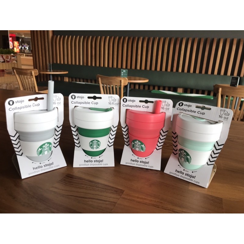tumbler starbucks stojo warna grande asli murah original pink hijau abu tosca