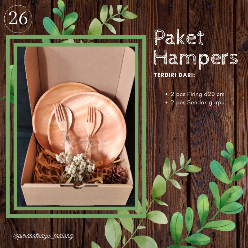 

Hampers wedding/pernikahan set alat makan