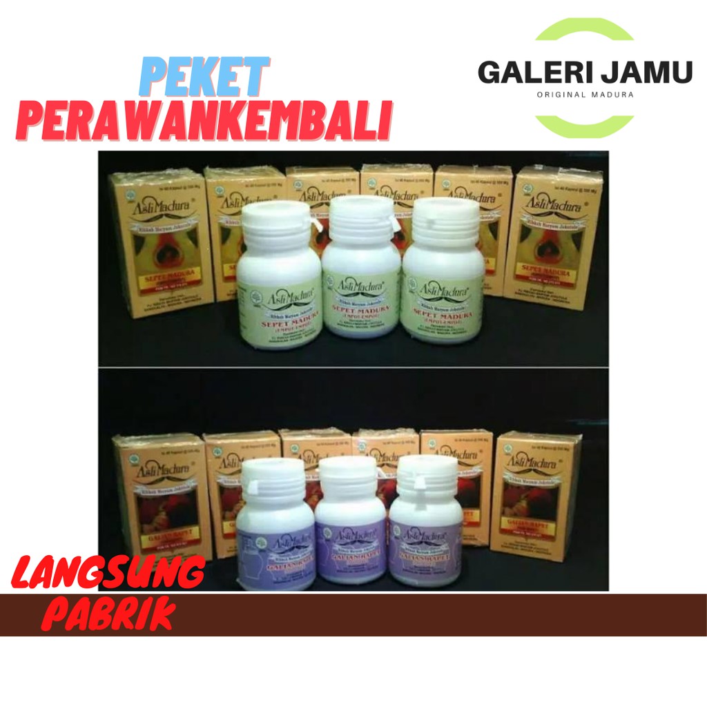 

PAKET HEMAT JAMU MADURINAL EMPOT VS RAPEET MADURA JOKOTOLE ORIGINAL PRODUCT