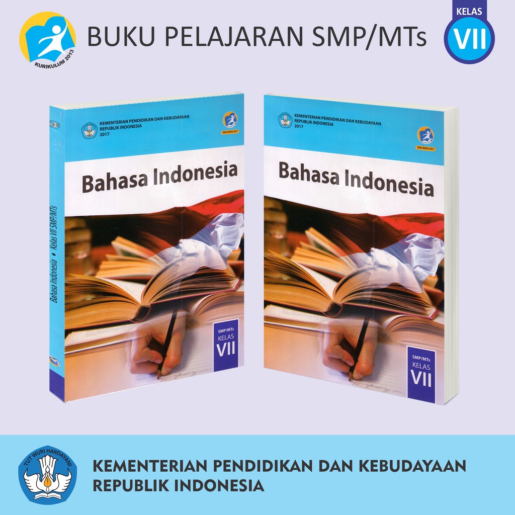 Buku Pendidikan Tingkat SMP MTs Kelas VII Matematika Bahasa Inggris Indonesia Penjaskes Seni Budaya IPA IPS Prakarya-6