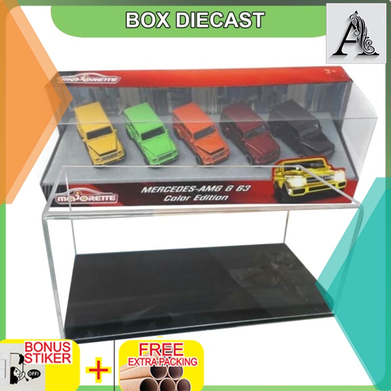 

Grosir BOX DIECAST Majorette (285x9x55) Acrylic/Akrilik - Hitam