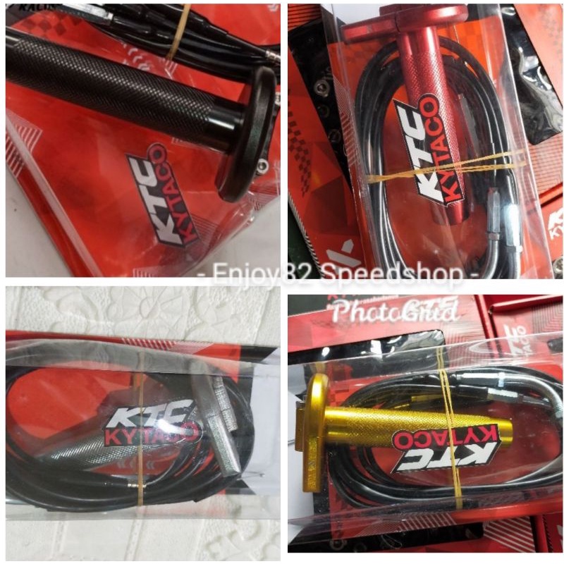 Selongsong Gas Spontan Cnc Asli New Ktc Kytaco 100 % 2 Kabel Motor Injeksi