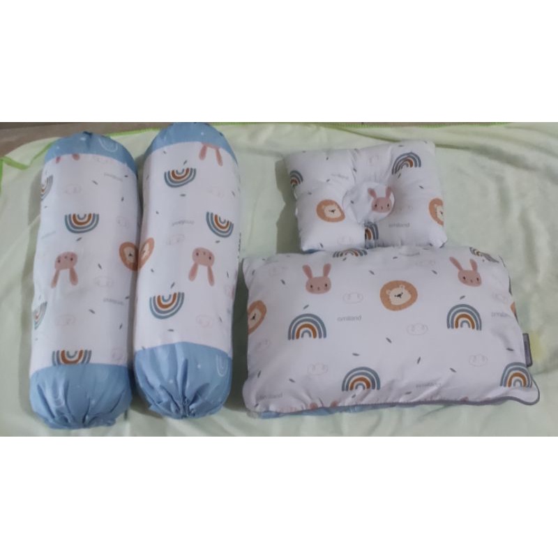 Omiland B+G Bantal guling set peang Rainbow