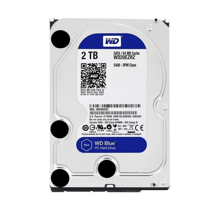 WD Blue Internal PC HDD 3.5 - 2TB