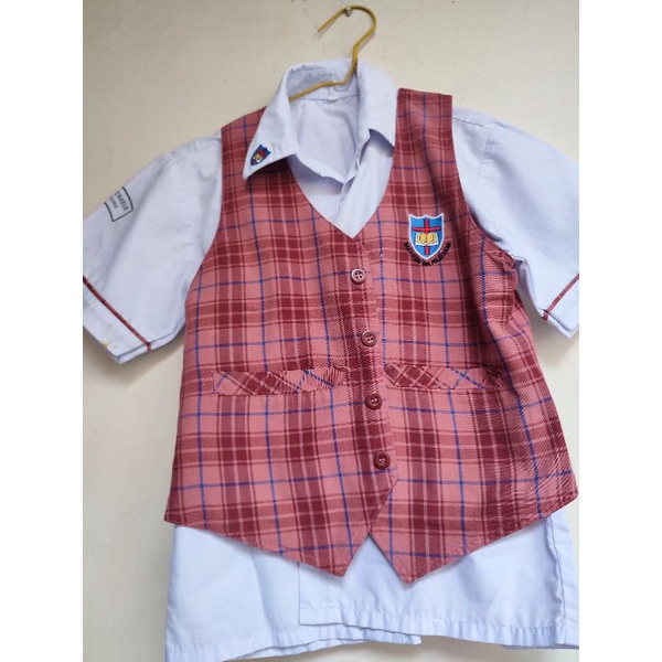 seragam kotak SD Bpk penabur