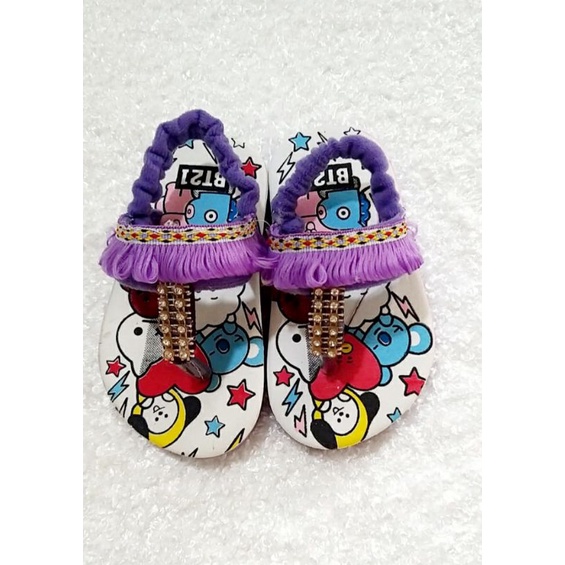 Sandal Babu Kids Bt21 terbaru 2021