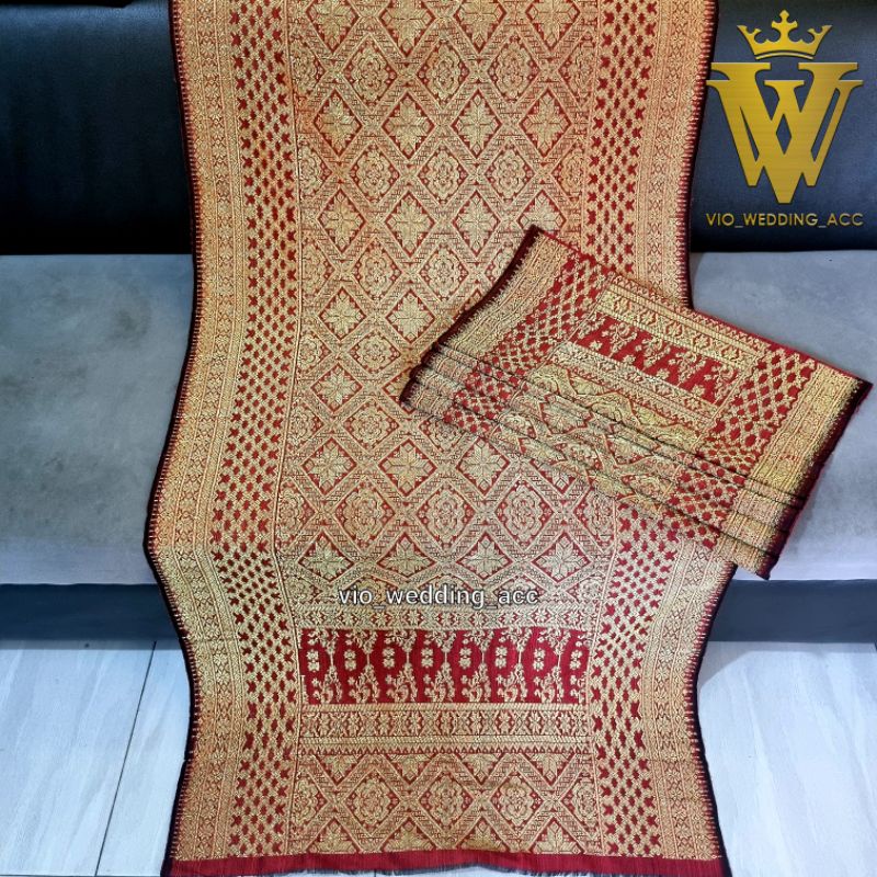 songket palembang Tenun asli