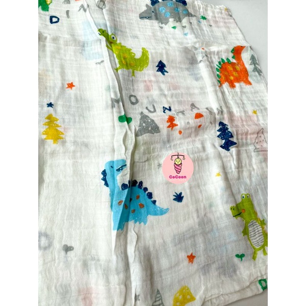 Selimut Bayi Motif / Kain Bedong Bayi / Tatakan Bayi Tipis / Motif Lucu Unicorn / Dino / Binatang