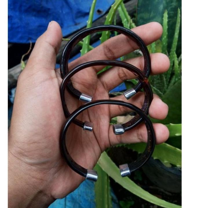 [KODE LIIZ7] GELANG AKAR BAHAR HITAM ASLI MODEL C VARIASI PERAK