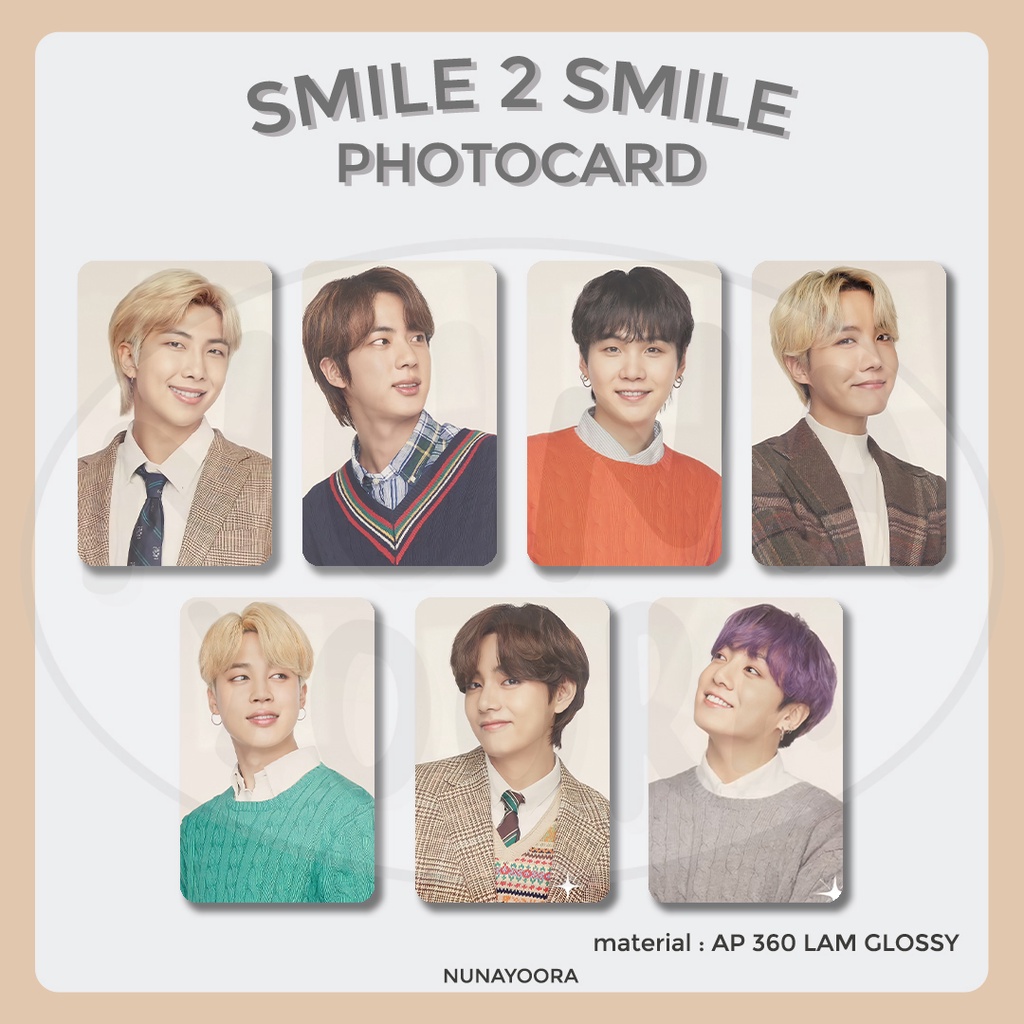 SMILE2SMILE PHOTOCARD (BTS X XYLITOL)