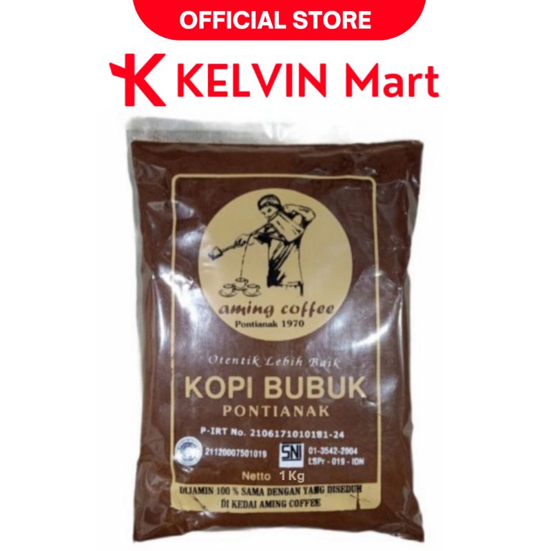 

Kopi Bubuk Aming Pontianak Aming Coffee pck 1kg | KELVIN Mart