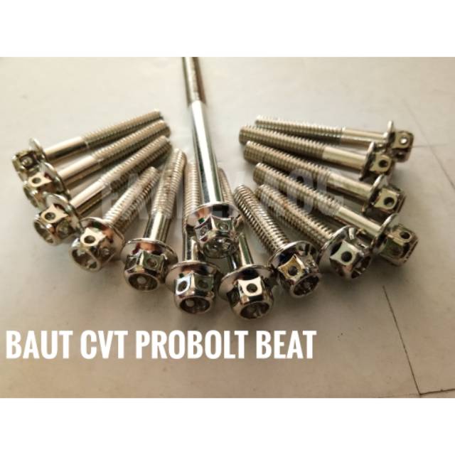 Baut Probolt CVT Filter Hawa Probolt BEAT Chrome