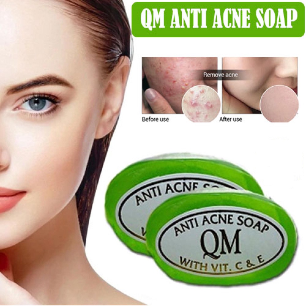 Sabun QM Anti Acne Ampuh Menghilangkan Jerawat dan Flek - 50gr Original BPOM