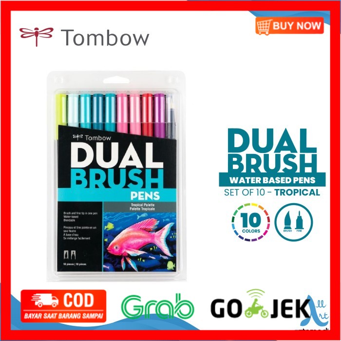 

(BISA COD) Tombow Dual Brush Pens Tropical