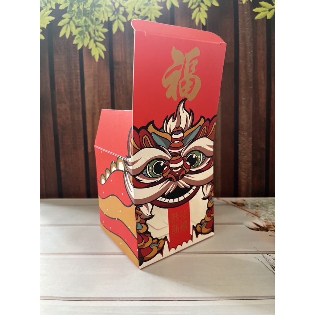 Box Imlek kue roti permen Paper Box Hampers Suvenir Kado PB 22 cny