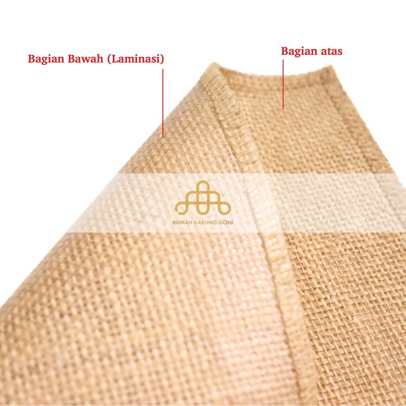 Premium Burlap Placemat 20x20 CM - Natural Color Table Decor - Party Decoration - Bouquet Wrapping