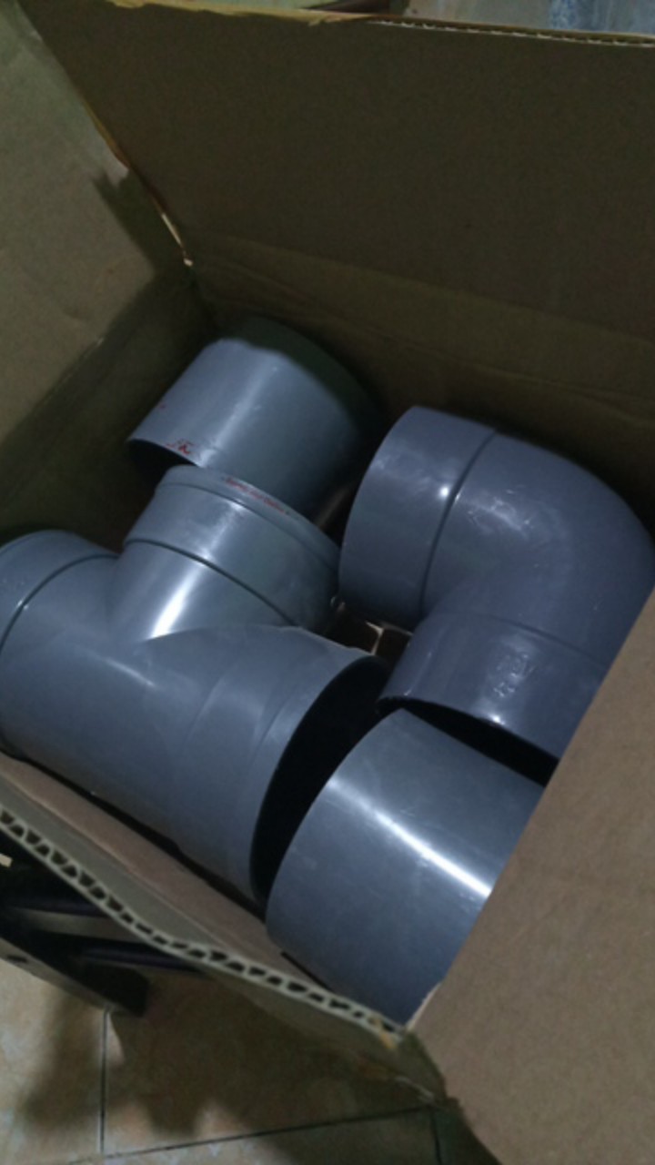 Knee 4 Inchi Adv Lokal - Elbow Keni Bengkok Sambungan Paralon Pipa Pvc