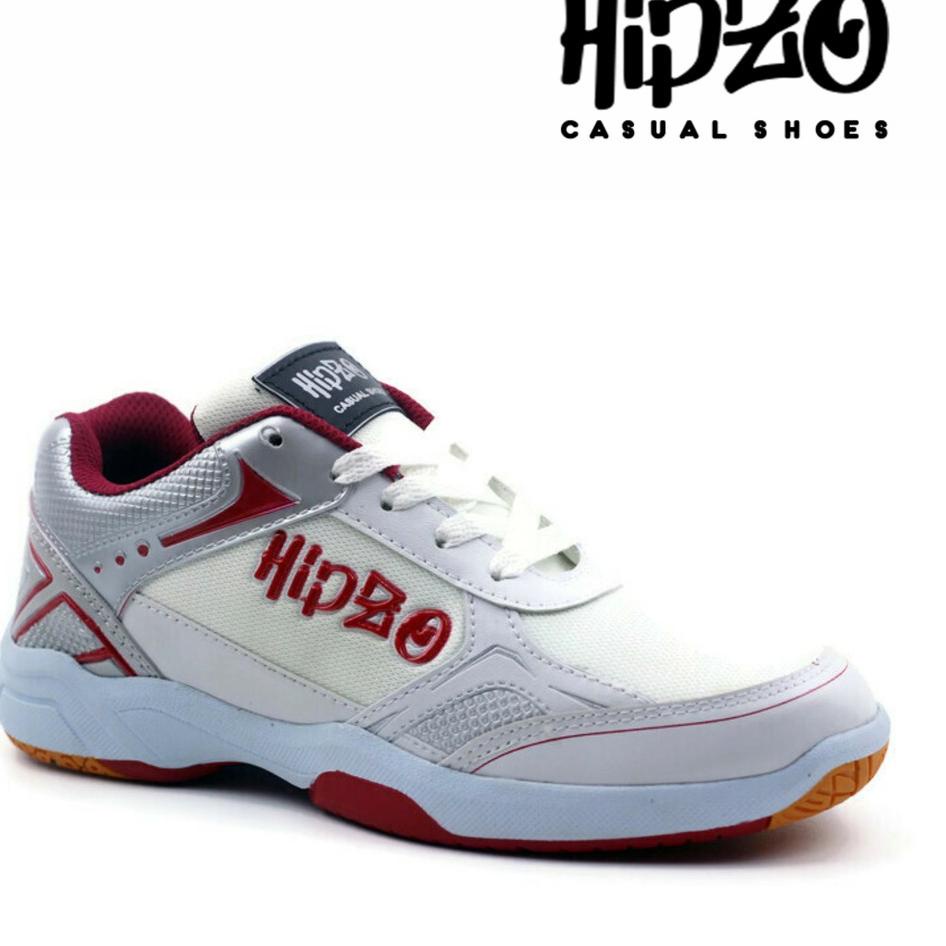 BJR.25Au22g • Sepatu Running Pria Original Pria Hipzo M 033 Badminton Basket Bulutangkis Olahraga Se
