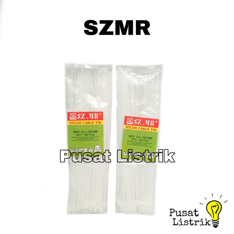 Kabel Ties 3.6 x 250 mm Cable Tie SZMR Pengikat Kabel 3.6x250mm SZMR