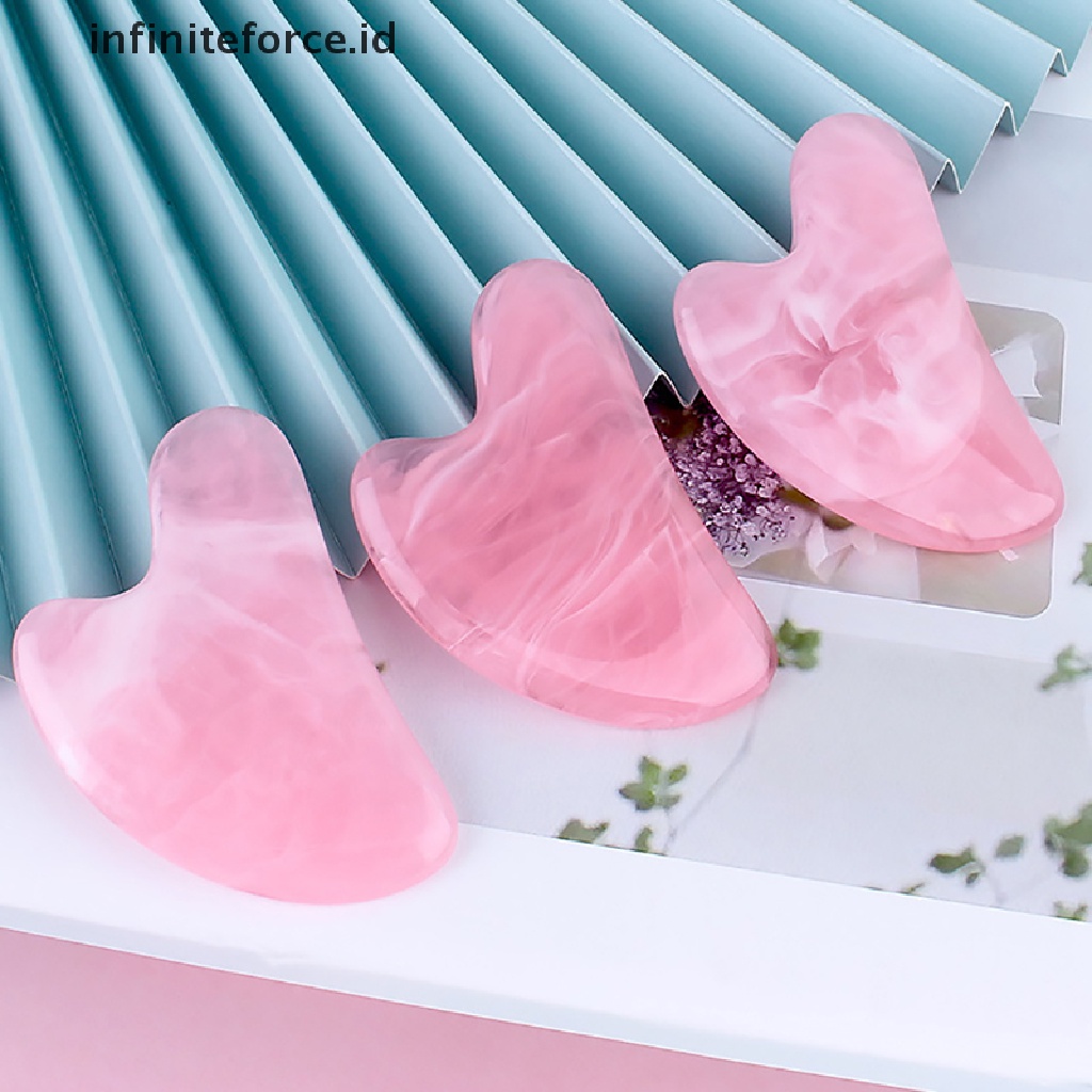 (infiniteforce.id) Alat Pijat Gua Sha Bahan Resin Untuk Wajah