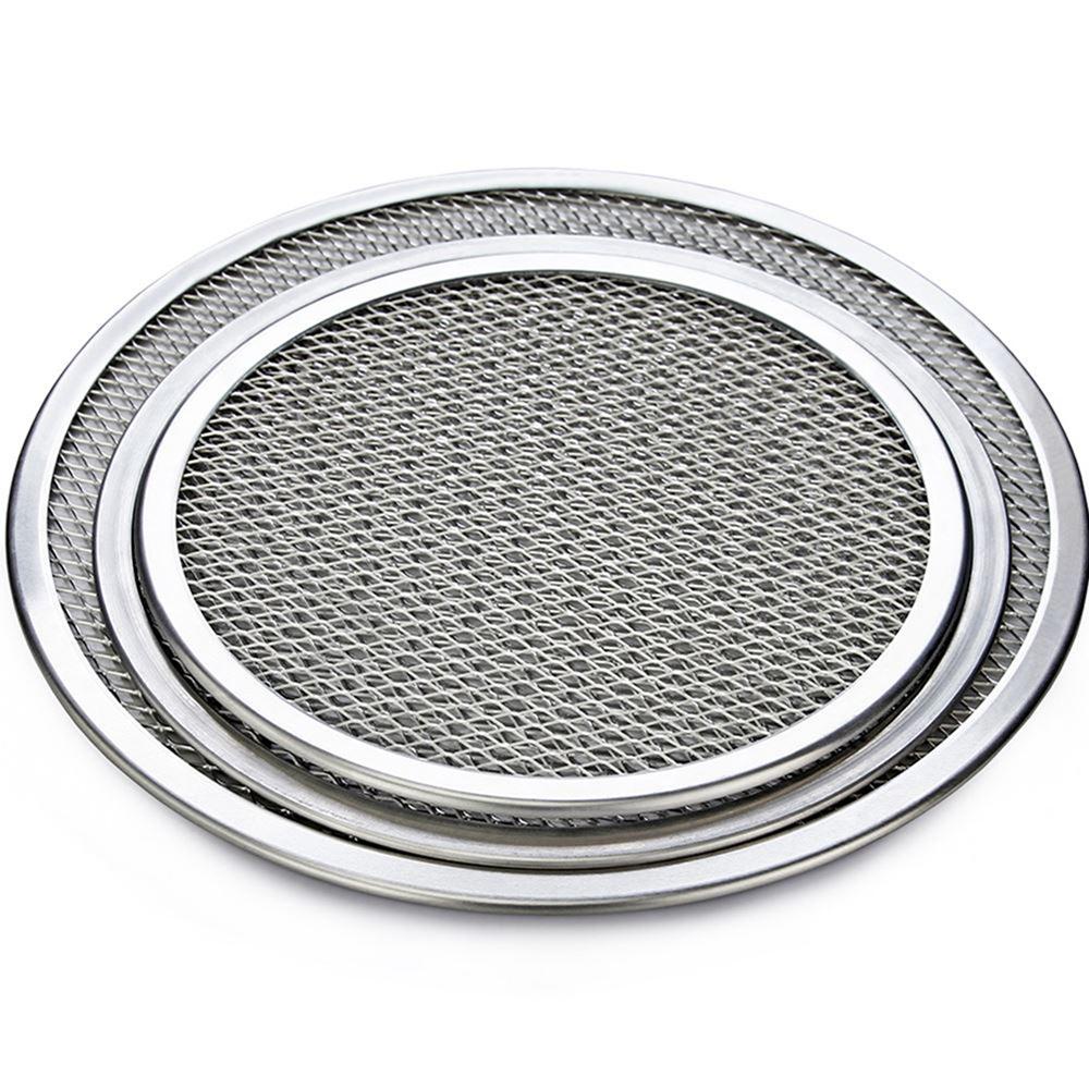 [Elegan] Tray Pizza Mesh6Per7 /8/9Inch Bakeware Panci Alat Dapur Baking Tray