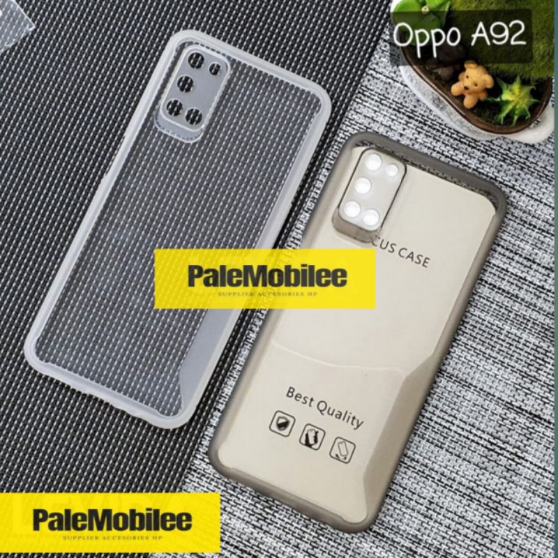 Oppo A92 Case Fokus Premium Soft Case Transparan Casing Oppo A92