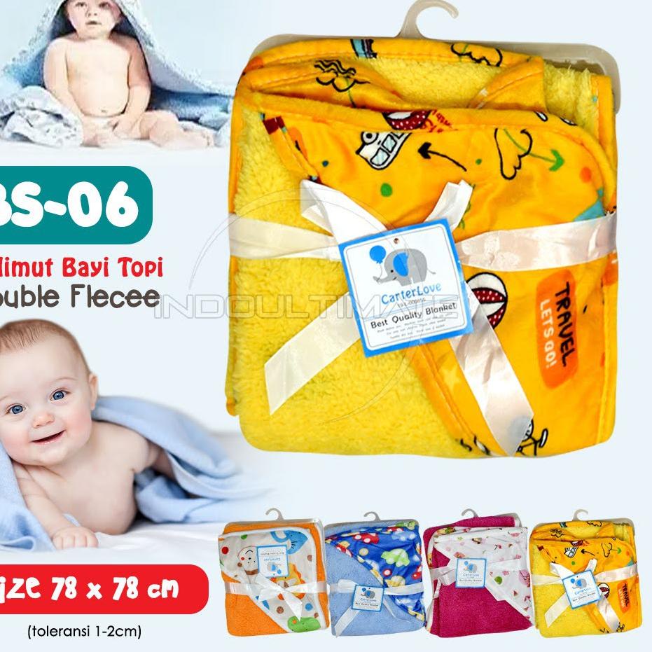 ♠ Hoodie Selimut Bayi Tebal Baby Blanket Selimut BS-06 Selimut Tidur Bayi Selimut Hoodie Hoodie ♩